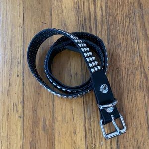 Black belt with silver studs